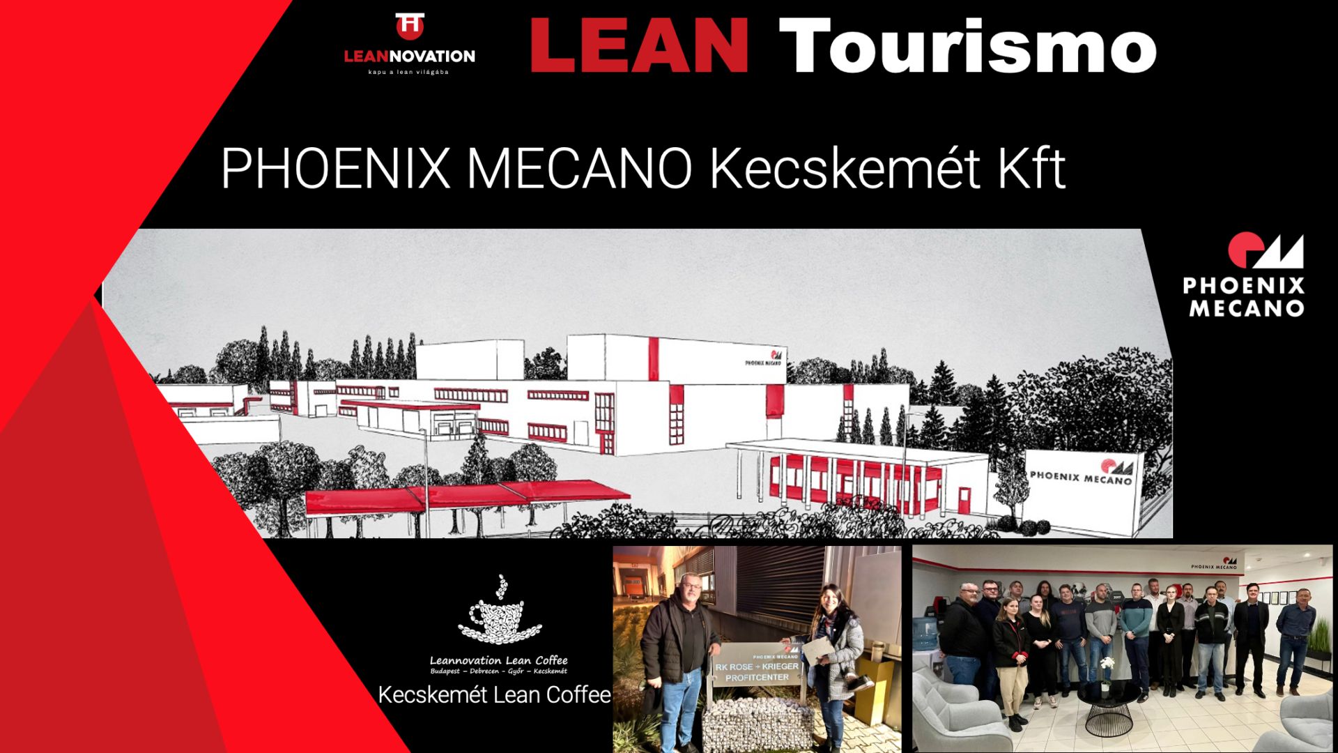 Lean Coffee A Leannovation Egyesület tagjai látogatást tettek a Phoenix Mecano kecskeméti telephelyén.